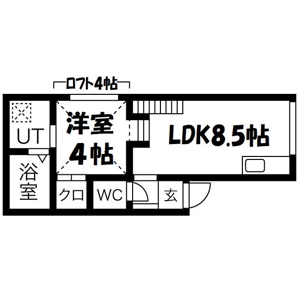 リアンジュ志賀本通 間取り図