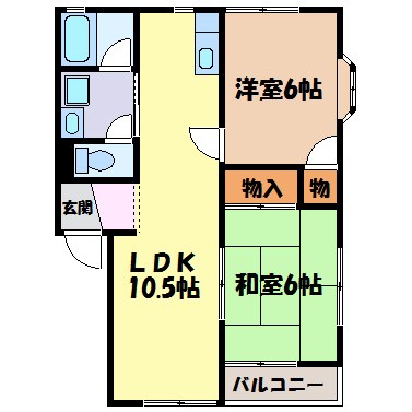メゾン汐路　PARTⅡ 間取り図