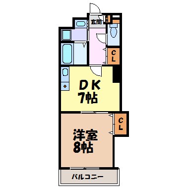 レジデンスカープ今池 間取り図