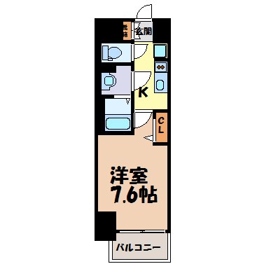 プレサンス新栄リベラ 間取り図