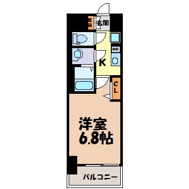 プレサンス新栄リベラ 間取り図
