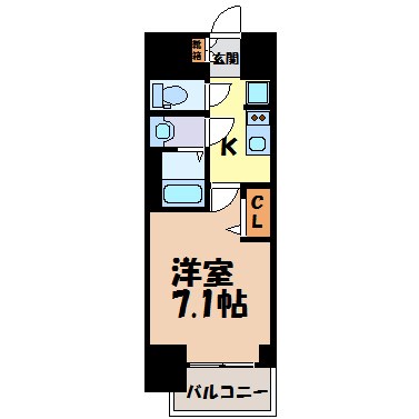 プレサンスTHE久屋大通レジェンド 間取り図