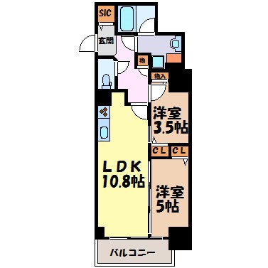 プレサンスTHE久屋大通レジェンド 間取り図