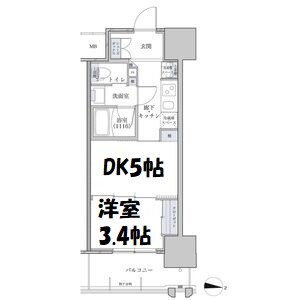 パークアクシス名古屋山王橋 間取り図