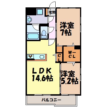 カサ　ニコ 間取り図