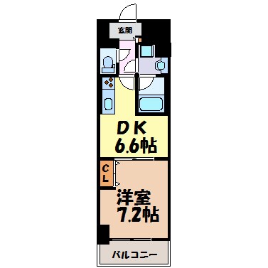 フレール上前津 間取り図