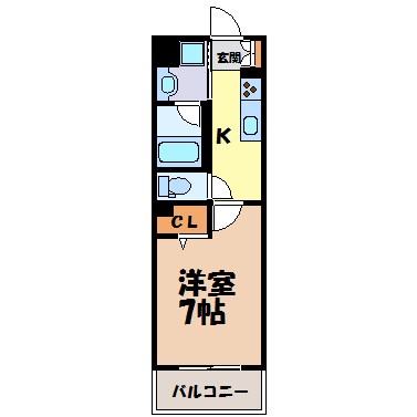 アムール千原 間取り図