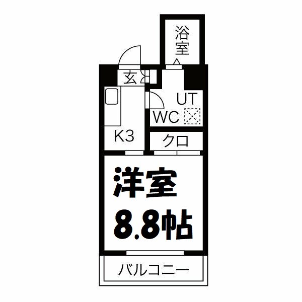 グランデ浅間町 間取り図