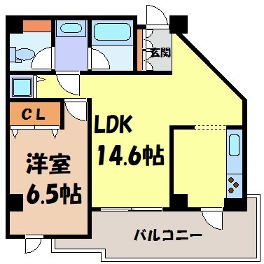 ＮＳ２１やごとＣ棟 間取り図