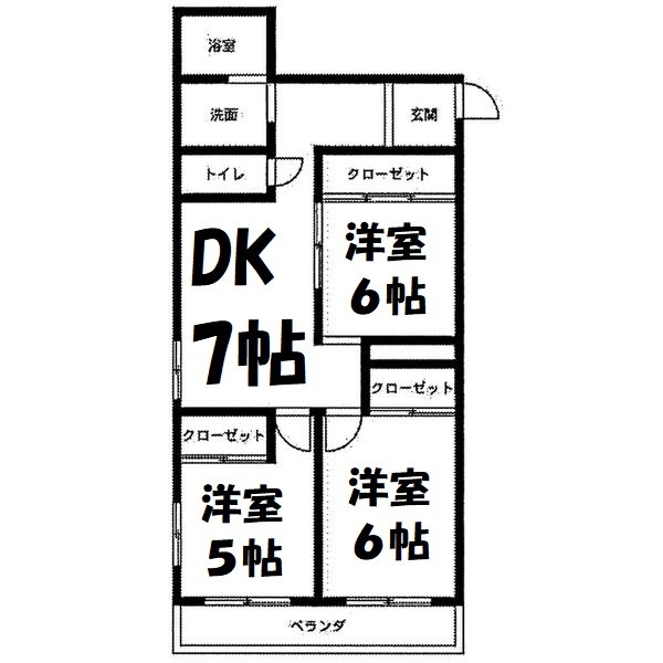 第３フクマルビル 間取り図
