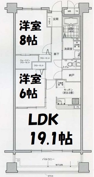 グラン・アベニュー名駅南 間取り図