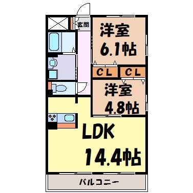 ＧＲＡＮＤＵＫＥ松原 間取り図