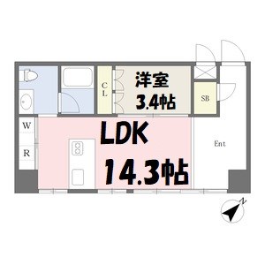 コレクション名駅Ⅲ 間取り図