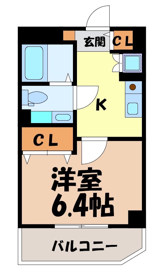 アール押切 間取り図