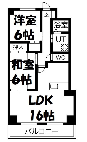 グランドール瑞天 間取り図