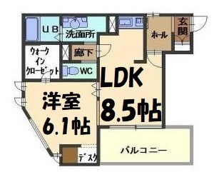 フラット大須 間取り図