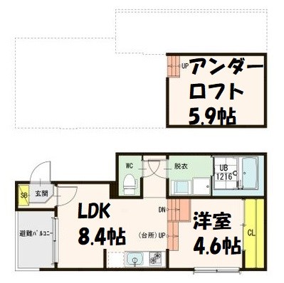 ソルイルミノ神宮前 間取り図