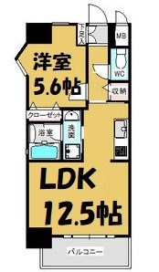 セレニティー名駅 間取り