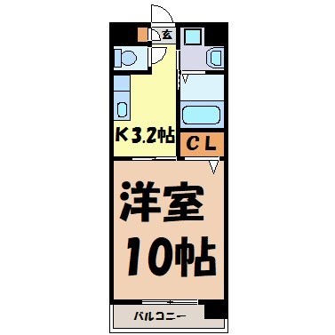 カサグランデ新栄 間取り図