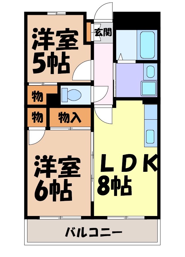 サンコート柳橋 間取り図