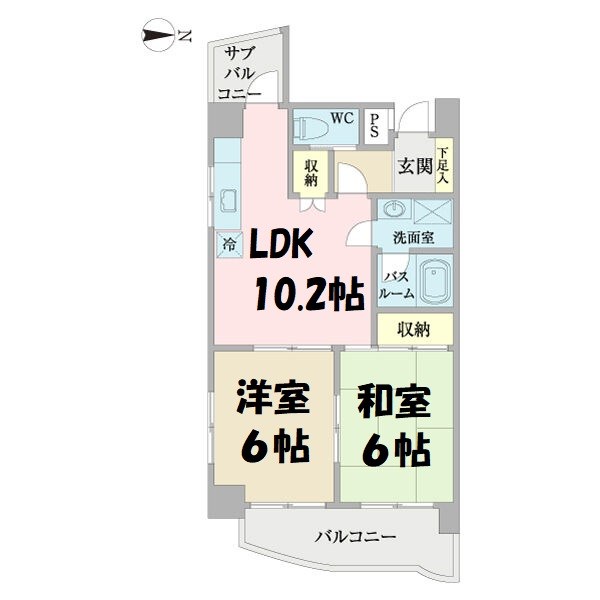 第二近藤ビル 間取り図