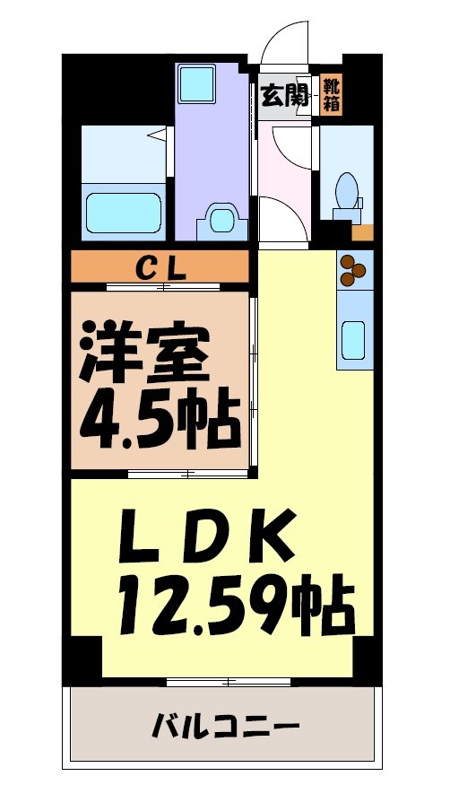 古出来エンブルコート 間取り図