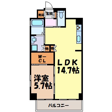 コートアクシスｙｏｉｎｎ　 間取り図