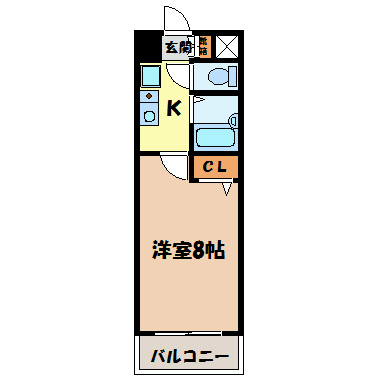 マメゾンちかふじ 間取り図