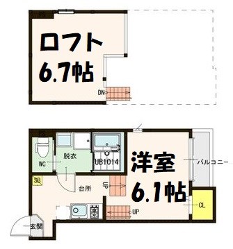 ペールエール 間取り図