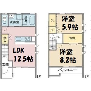 アプトルーナ本郷 間取り図