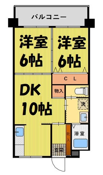 第二若葉ビル 間取り図