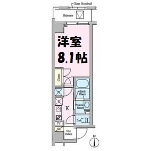 AVANTI aratamabashi 間取り図