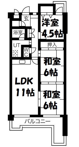 水野マンション 間取り図