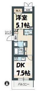 グランスイート敷島 間取り