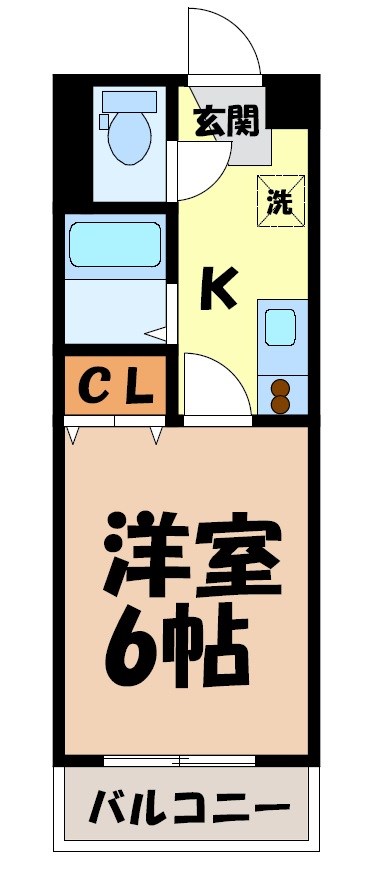 コーポ千種 間取り図