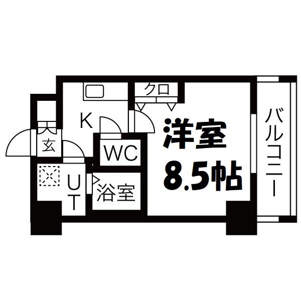 レジデンシア泉Ⅰ 間取り図