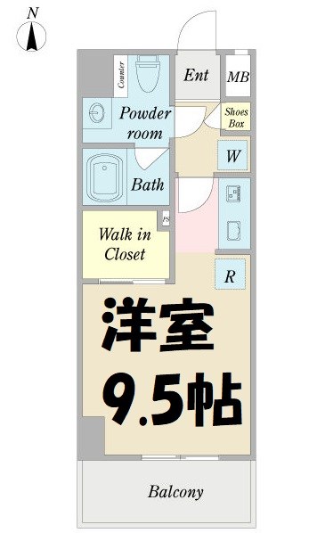 澄和レジデンス名古屋 間取り図