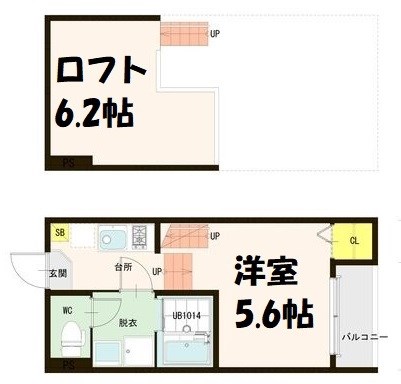 ハーモニーテラス山王Ⅱ 間取り図