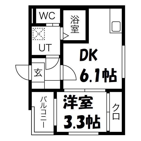 ハーモニーテラス神前Ⅲ 間取り図
