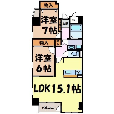 サムティイースト白壁 間取り図