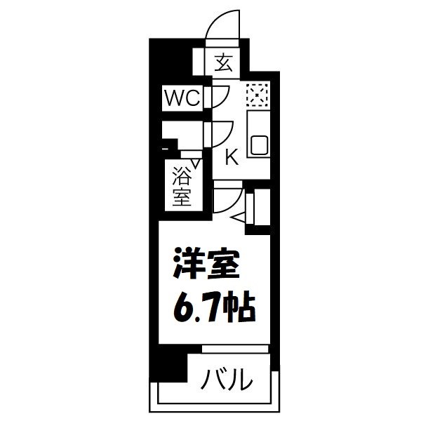 ディアレイシャス上前津 間取り図