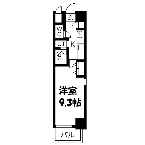ディアレイシャス鶴舞公園 間取り