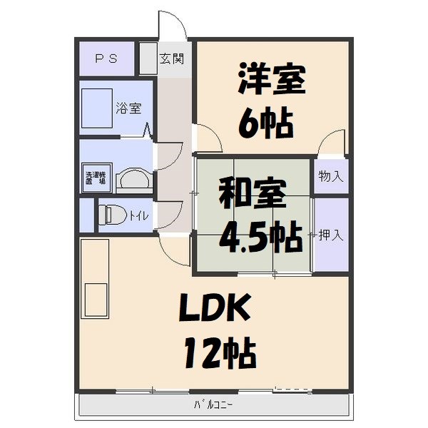 ファミール八代 間取り図