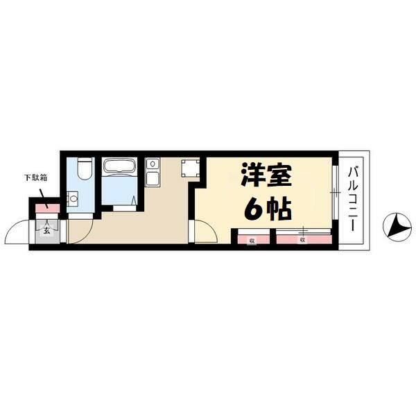 ライオンズマンション新栄 間取り図