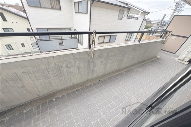 ビラ三秀山中 ベランダ