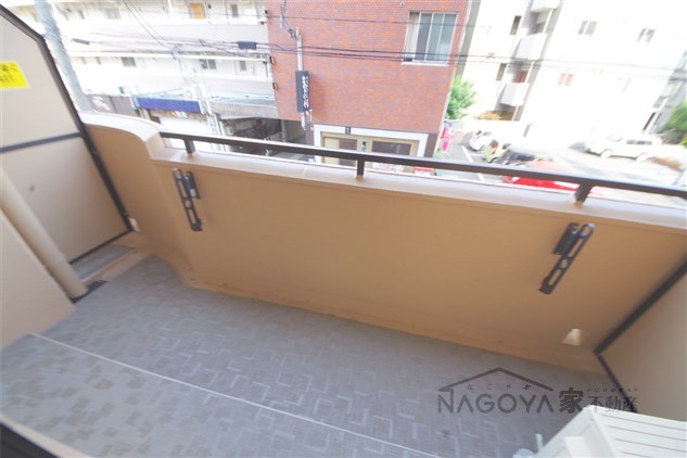 内山ハイライズ ベランダ