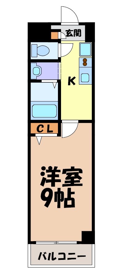 サンパティーク東片端 間取り図