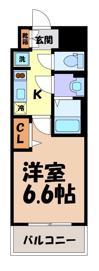 プレサンス名古屋駅ゲート 間取り図
