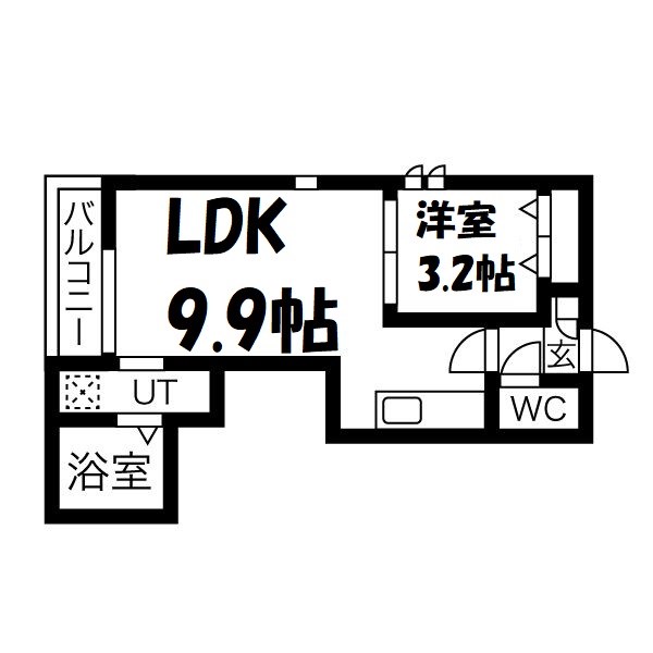 GRANDTIC志賀本通南 間取り図