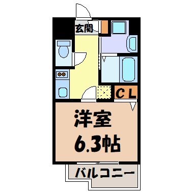 フローライト上前津 間取り図